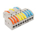 CONNECTOR TWO-WAY 3P-9P 1 NUMBER D-IL - Инсталационни материали<<<Електроматериали<<<Строителни