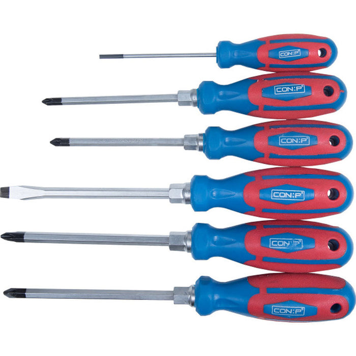 SCREWDRIVER SET 6 PCS CON:P