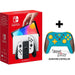 Console Nintendo Switch OLED White + Controller Adventure - Игрови конзоли<<<Конзоли и аксесоари<<<ТВ Аудио