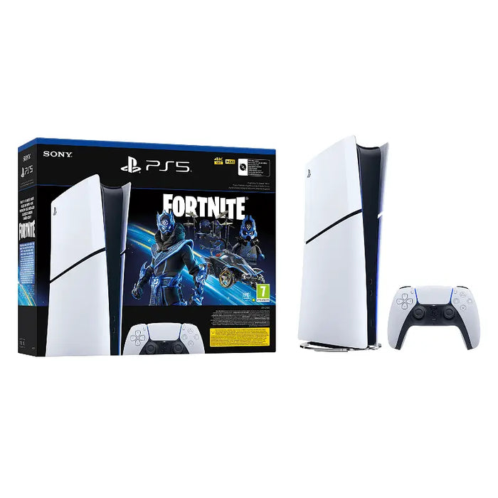 Console PlayStation 5 (Slim) Digital Edition + Fortnite® Cobalt Star - Игрови конзоли<<<Конзоли и аксесоари<<<ТВ Аудио