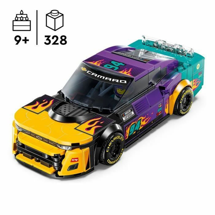 Construction set Lego NASCAR Next Gen Chevrolet Camaro ZL1 328 Pieces - Пъзели и конструктури<<<Играчки И