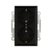 CONTACT DOUBLE MECHANISM BLACK MAKEL KAREA LINE - Ключове и контакти<<<Електроматериали<<<Praktiker&&&Ключове и