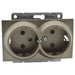 CONTACT DOUBLE MECHANISM BRONZE MONO DESPINA - Ключове и контакти<<<Електроматериали<<<Praktiker&&&Ключове и