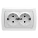 CONTACT DOUBLE VIKO BY PANASONIC Carmen - Ключове и контакти<<<Електроматериали<<<Praktiker&&&Ключове и