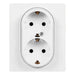 CONTACT DOUBLE WHITE LEGRAND NILOE - Ключове и контакти<<<Електроматериали<<<Praktiker&&&Ключове и