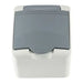 CONTACT IP44 SINGLE GRAY MELOPLAM TONI - Ключове и контакти<<<Електроматериали<<<Praktiker&&&Ключове и