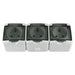 CONTACT IP44 TRIPLE WHITE/TRANSPARENT COVER MELOPLAM TONI - Ключове и контакти<<<Електроматериали<<<Praktiker&&&Ключове