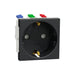 CONTACT SHUKO ANTHRACITE SCHNEIDER UNICA (NU305754) - Ключове и контакти<<<Електроматериали<<<Praktiker&&&Ключове и