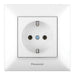 CONTACT SHUKO WHITE PANASONIC Arkedia Slim - Ключове и контакти<<<Електроматериали<<<Praktiker&&&Ключове и