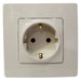 CONTACT SINGLE CREAM LEGRAND NILOE - Ключове и контакти<<<Електроматериали<<<Praktiker&&&Ключове и