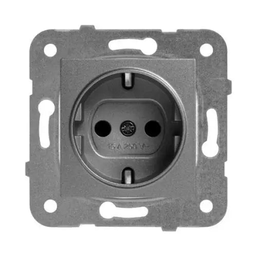 CONTACT SINGLE MECHANISM T.GRAY PANASONIC KARRE PLUS - Ключове и контакти<<<Електроматериали<<<Praktiker&&&Ключове и