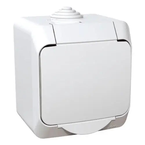 CONTACT SINGLE SCHNEIDER Cedar Plus - Ключове и контакти<<<Електроматериали<<<Praktiker&&&Ключове и