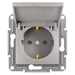 CONTACT SINGLE WITH COVER BRONZE SCHNEIDER ASFORA - Ключове и контакти<<<Електроматериали<<<Praktiker&&&Ключове и