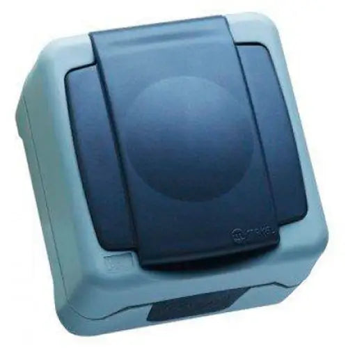 CONTACT SINGLE WITH COVER MOISTURE PROTECTION IP55 GRAY MAKEL ALOE VERA - Ключове и