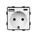 CONTACT WITH USB-A + C AND CHILD PROTECTION MECHANISM WHITE LUXON - Ключове и