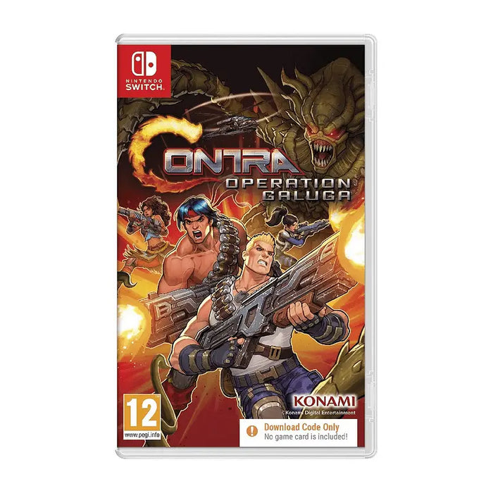 Contra Operation Galuga Game - Code in a Box (NSW) - Игри<<<Конзоли и аксесоари<<<ТВ Аудио Gaming<<<ZoraSite