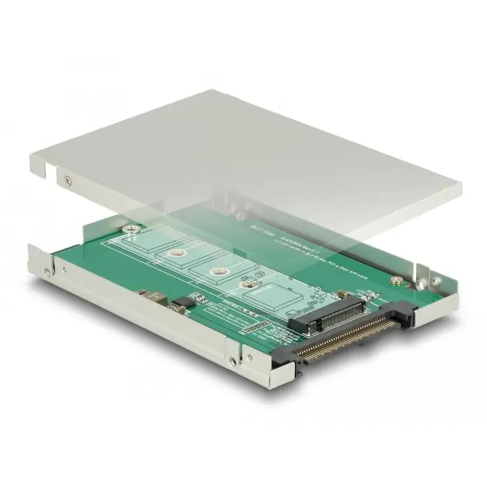 Converter DeLock U.2 SFF-8639 - M.2 NVMe Key M 2.5’’ - Входно-изходни контролери<<<Компютърни компоненти<<<ValiAPI