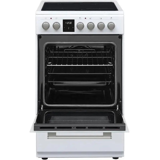 Cooker (electric) Sharp KF-56FVDT22WMK-EU Ceramic White - Готварски печки<<<Домакински електроуреди<<<ZoraSite
