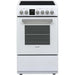 Cooker (electric) Sharp KF-56FVDT22WMK-EU Ceramic White - Готварски печки<<<Домакински електроуреди<<<ZoraSite