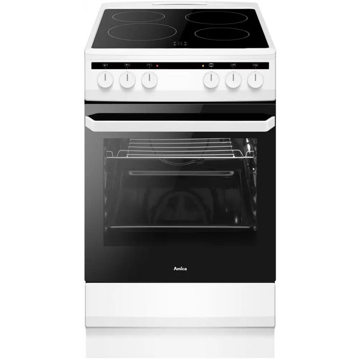 Cooker with ceramic top AMICA 58CE2.30P(W) 55353 - Готв. печки с керам. плот<<<Готварски печки<<<Домакински