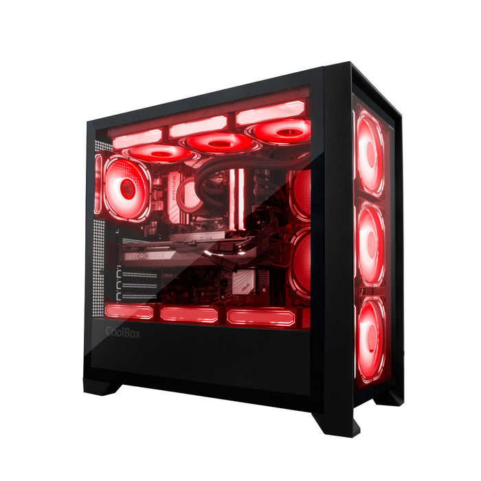 ATX Semi-tower Box CoolBox COO-CHA-GE2000-0 Black