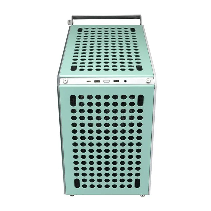 Cooler Master Qube 500 Flatpack Macaron computer case (green) - With fan<<<PC Cases<<<Gaming<<<InnproXML