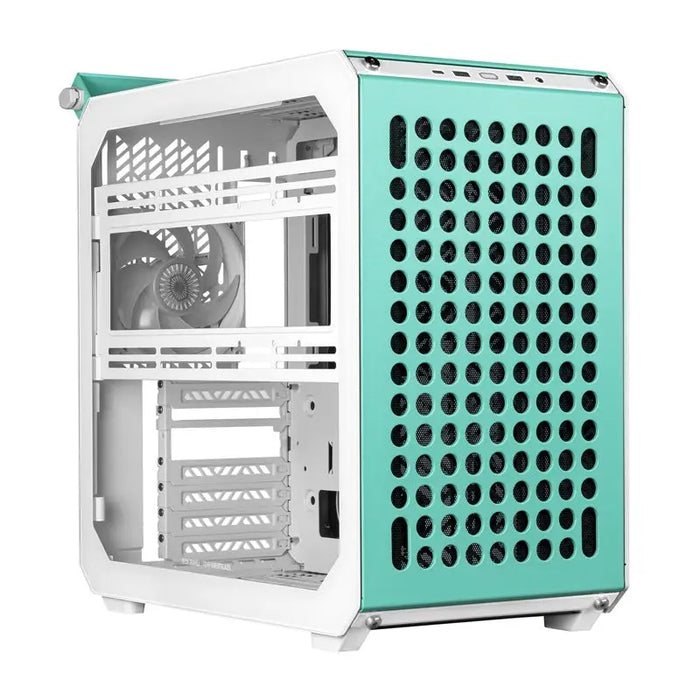 Cooler Master Qube 500 Flatpack Macaron computer case (green) - With fan<<<PC Cases<<<Gaming<<<InnproXML