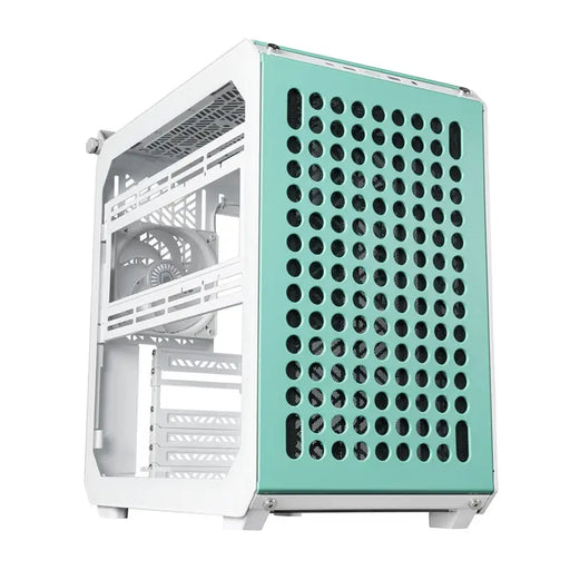 Cooler Master Qube 500 Flatpack Macaron computer case (green) - With fan<<<PC Cases<<<Gaming<<<InnproXML