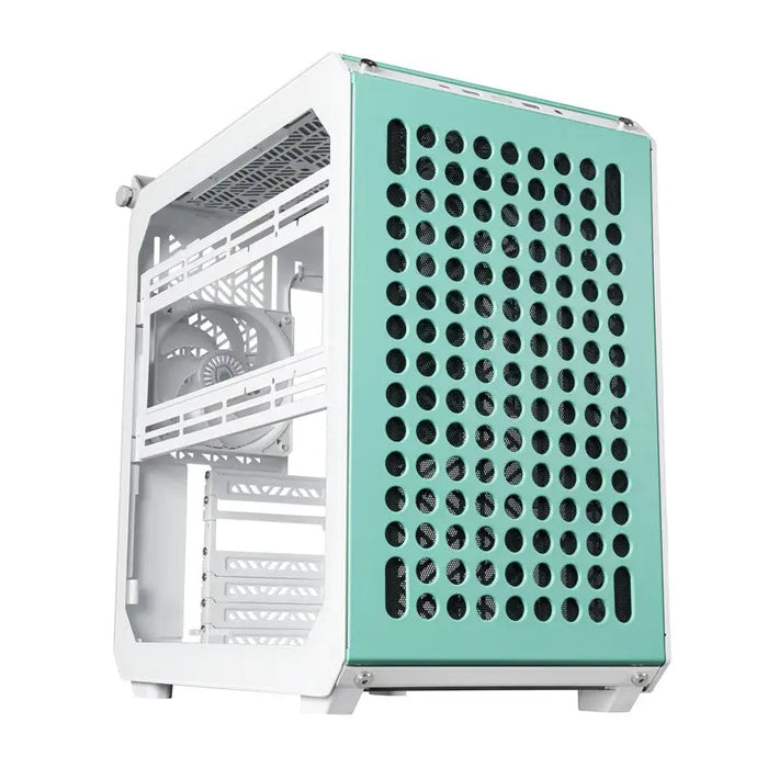Cooler Master Qube 500 Flatpack Macaron computer case (green) - With fan<<<PC Cases<<<Gaming<<<InnproXML