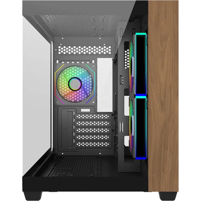 CoolerMaster Elite 481 Wood Case - Black