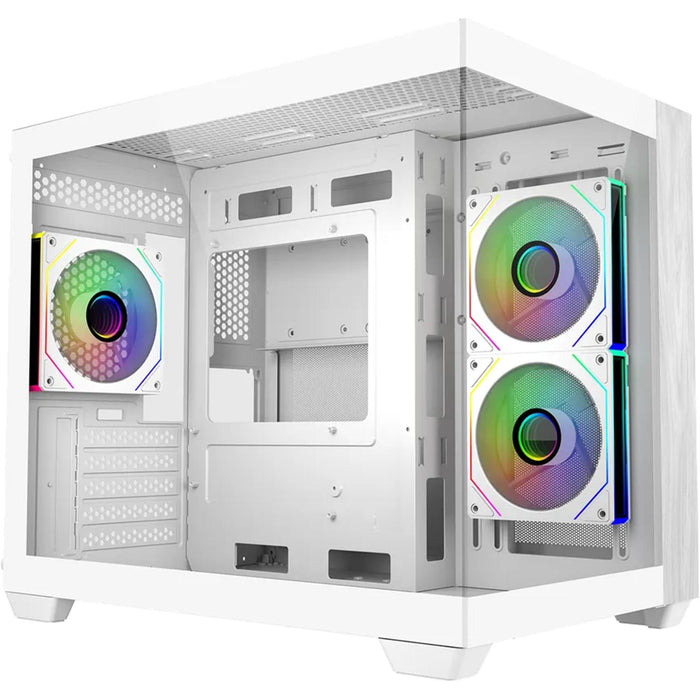 CoolerMaster Elite 481 Wood Case - White