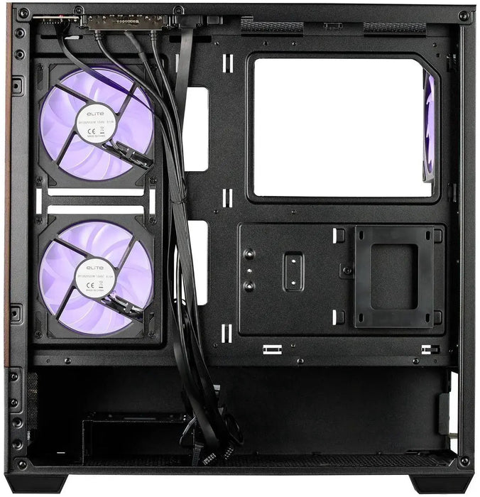 CoolerMaster Elite 690 Wood Case - Black