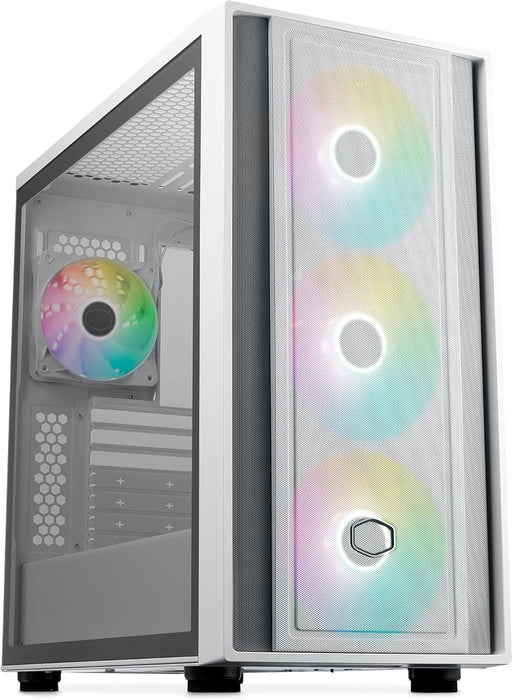 Box CoolerMaster MasterBox 600 - White ARGB