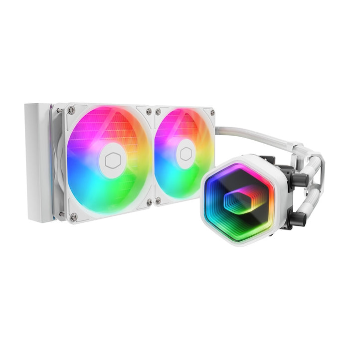 Cooler Master MasterLiquid 240 Core II ARGB water cooler (white)