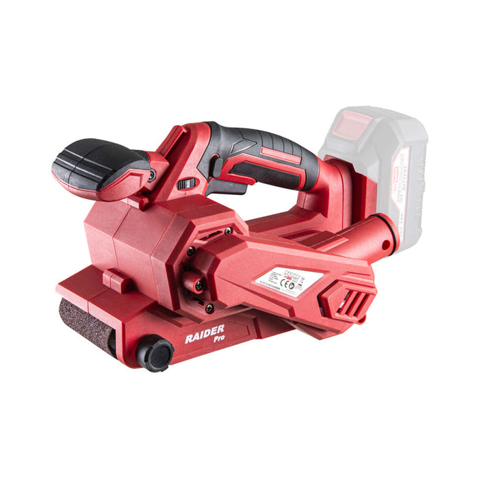 CORDLESS BELT SANDER RAIDER PRO RDP-SBS20 20 V WITHOUT BATTERY AND CHARGER - Лентови шлайфмашини<<<Шлайф