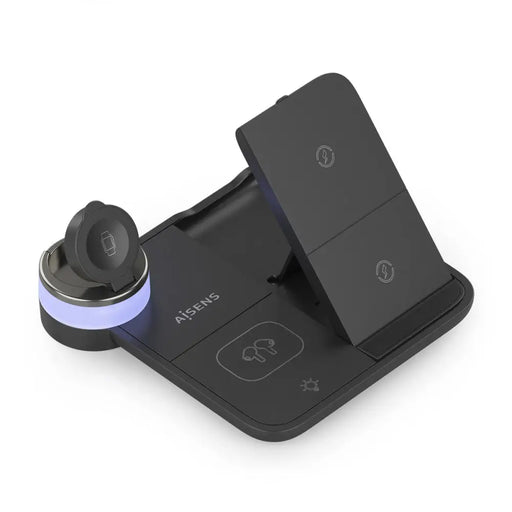 Cordless Charger Aisens ASCH-15W4WC062-BK Black 15 W - USB зарядни и кабели<<<Електроника Телефони и