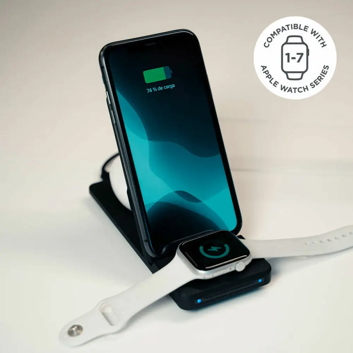 Cordless Charger KSIX Apple-compatible 15W - Електроника Телефони и таблети<<<Компютри| Електроника<<<BigBuy&&&USB