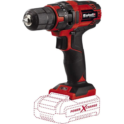 CORDLESS DRILL EINHELL TC-CD 18/35 Li 18 V 35.00 nm WITHOUT BATTERY AND CHARGER - Акумулаторни бормашини и