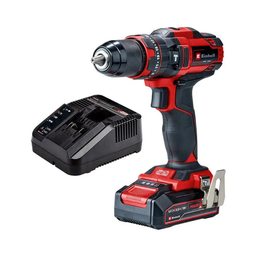 CORDLESS IMPACT DRILL EINHELL TE-CD 18/44 Li 18 V 44.00 nm 2.50 Ah - Акумулаторни бормашини и