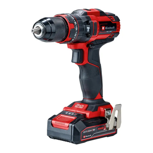 CORDLESS IMPACT DRILL EINHELL TE-CD 18/44 Li 18 V 44.00 nm 2.50 Ah - Акумулаторни бормашини и