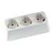 CORDLESS TRIPLE WHITE MELOPLAM DISCONNECTOR - Разклонители и адаптери<<<Електроматериали<<<Praktiker&&&Разклонители и