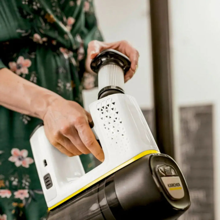 Cordless Vacuum Cleaner Kärcher VC 6 Yellow White Black Silver 250 W - Прахосмукачки и роботи<<<Почистване