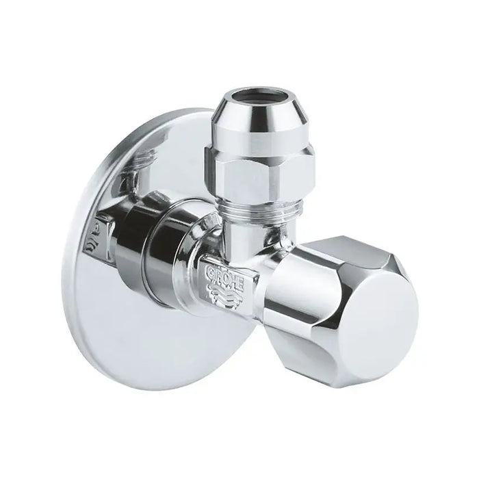 CORNER FAUCET 1/2X3/8 GROHE 22029000 - Сферични и спирателни кранове<<<Вик<<<Баня<<<Praktiker&&&Сферични и спирателни