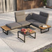 Corner garden lounge set or 2 sofas + table NUVIO grey - Garden sofasSOF-OGR<<<Sofas and couchesSOF<<<ActionPL