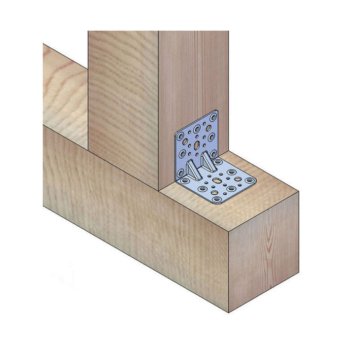 CORNER PLATE 90X90X90 MM AMIG Model 302 - Ъгли и планки<<<Профили и планки<<<Инструменти и железария<<<Praktiker