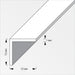CORNER PROFILE PVC 10X10 MM 1 M ALFER ALUMINUM - Профили<<<Профили и планки<<<Инструменти и железария<<<Praktiker