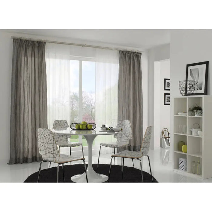 CORNICE PROFILE GARDINIA CHICAGO 200 CM STEEL OPTIC - Корнизи<<<Корнизи щори и пердета<<<Мебели и интериор<<<Praktiker