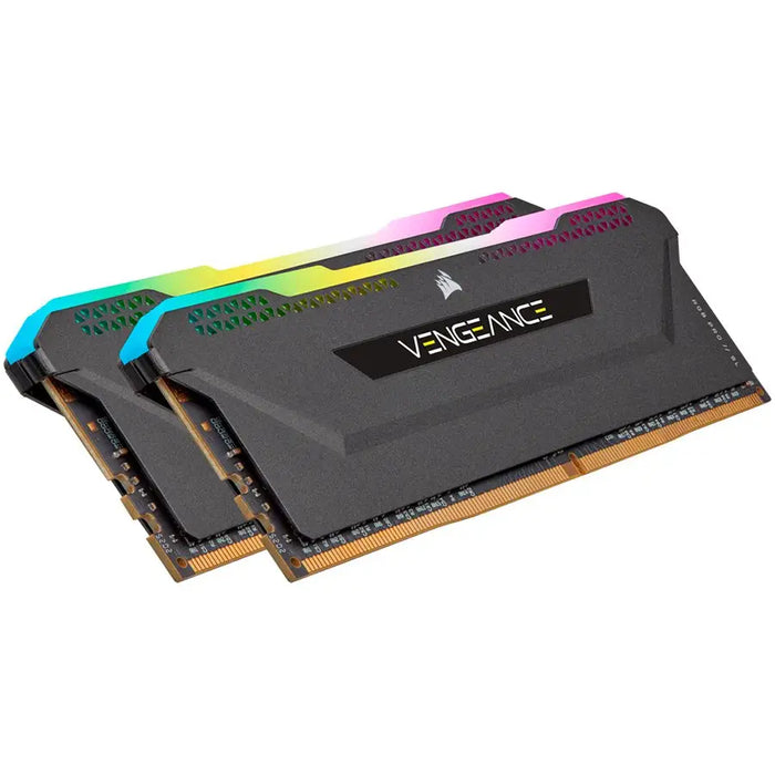 CORSAIR DDR4 32GB 2x16GB 3600MHz DIMM CL18 VENGEANCE RGB PRO SL Black 1.35V XMP 2.0 - Памети за настолни