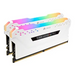 CORSAIR DDR4 3600MHz 16GB 2 x 288 DIMM Unbuffered Vengeance RGB PRO White Heat spreader RGB LED 1.35V XMP 2.0 - Памети