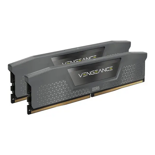CORSAIR VENGEANCE 64GB 2x32GB DDR5 5200MT/s DIMM Unbuffered 40-40-40-77 Std PMIC AMD EXPO Cool Grey Heatspreader Black